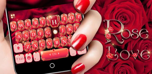 Roselove Keyboard Theme PC screenshot