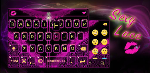 Sexy Lace Kika Keyboard Theme PC screenshot