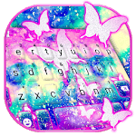 Shining Butterfly Galaxy Keyboard Theme icon