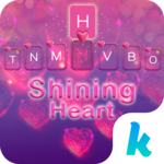 Shining Heart Keyboard Theme for PC