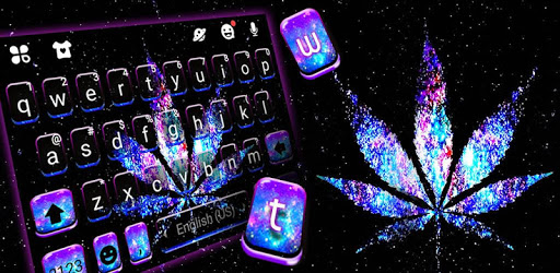 Shiny Galaxy Weed Keyboard Theme PC screenshot Shiny Galaxy Weed Keyboard Theme PC screenshot