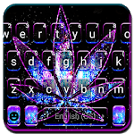 Shiny Galaxy Weed Keyboard Theme for PC Shiny Galaxy Weed Keyboard Theme for PC