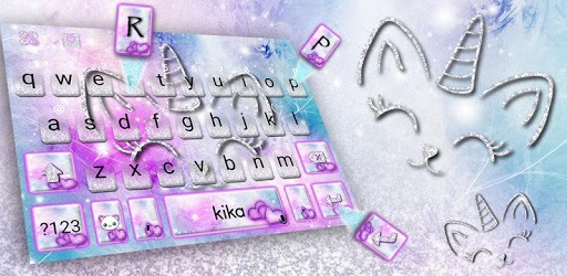 Silver Unicorn Cat Keyboard PC screenshot Silver Unicorn Cat Keyboard PC screenshot