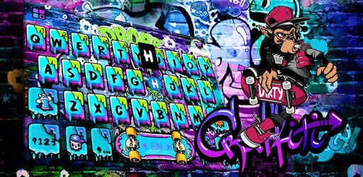 Skate Graffiti Keyboard Theme PC screenshot