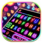 Sparkle Neon Lights Keyboard Theme icon