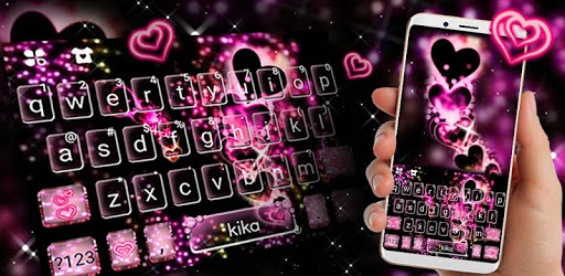 Sparkling Love Keyboard Theme PC screenshot