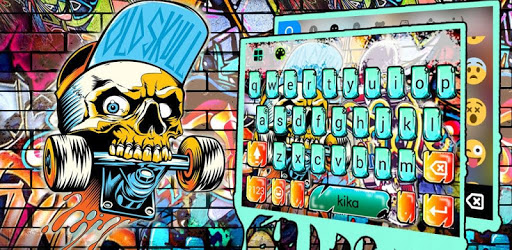 Street Skate Graffiti Keyboard Theme PC screenshot