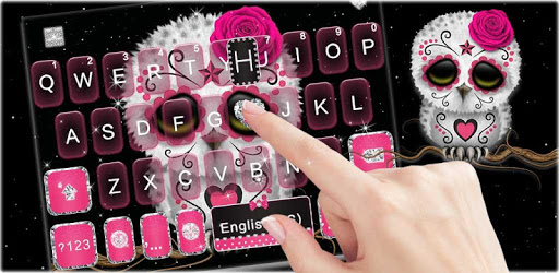 Sugar Skull Owl Keyboard Theme PC screenshot Sugar Skull Owl Keyboard Theme PC screenshot