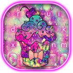 Sweet Icecream Galaxy Keyboard Theme icon