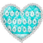 Tiffanie Blue Diamond Keyboard Theme icon