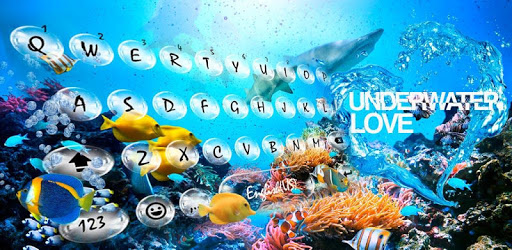 UnderwaterWorld Live Keyboard Theme PC screenshot