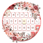 Watercolor Pretty Floral Keyboard Theme icon