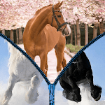 Horses World - Zipper Unlock Screen icon