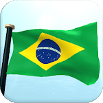Brazil Flag 3D Free Wallpaper for PC