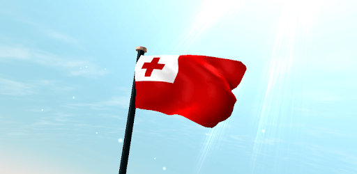 Tonga Flag 3D Free Wallpaper PC screenshot