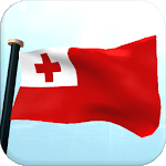 Tonga Flag 3D Free Wallpaper for PC