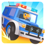 Dinosaur Police Car icon