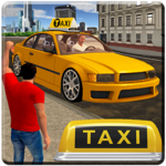 City Taxi Driver Sim 2016: Multiplayer Cab Game 3D icon