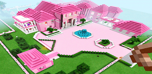 Pink dollhouse games map for MCPE PC screenshot