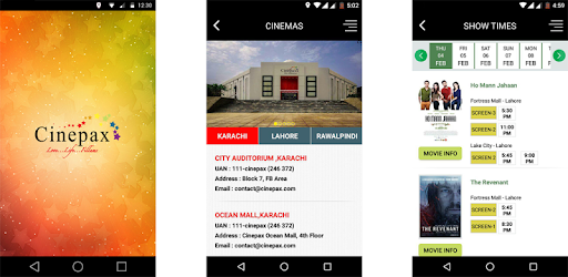Cinepax - Buy Movie Tickets PC screenshot
