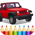 American Cars Coloring Book for PC