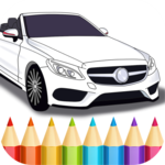 German Cars Coloring Book icon