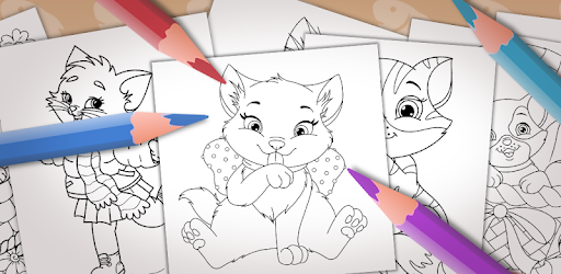 Cat Coloring Pages Game PC screenshot Cat Coloring Pages Game PC screenshot