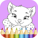 Cat Coloring Pages Game icon