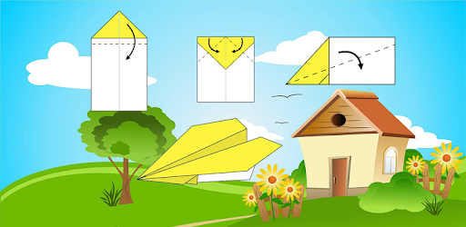 Paper Plane Origami Instructions PC screenshot