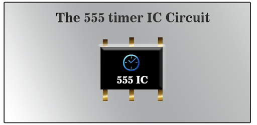 The 555 timer IC Circuit PC screenshot