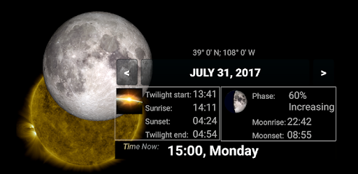 Sun Moon Times PC screenshot