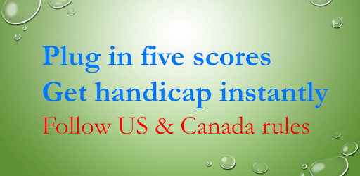Golf Handicap Calculator Free -US Canada Australia PC screenshot Golf Handicap Calculator Free -US Canada Australia PC screenshot