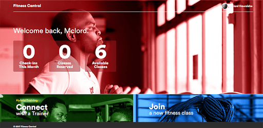 My Fitness Central PC screenshot