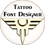 Tattoo designer - fonts ❤️ icon