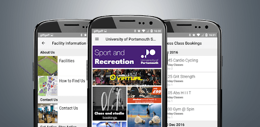 University of Portsmouth Sport PC screenshot