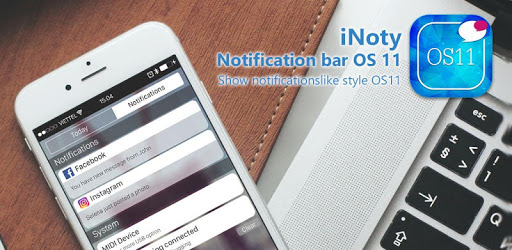 iNoty : Notification bar OS 11 PC screenshot