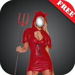 Girl Angel Devil photo montage for PC Girl Angel Devil photo montage for PC