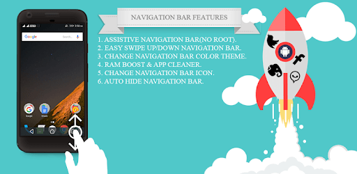 Navigation Bar for Android Assistive Control PC screenshot
