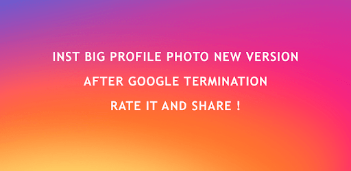 Inst Big profile photo & Big Profile Picture PC screenshot