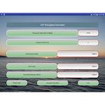 LTE-4G Throughput Calculator for PC