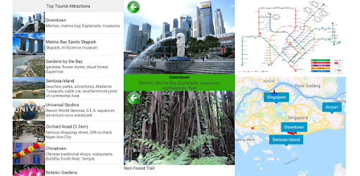 Singapore Travel Guide, Attraction, MRT, Map, App PC screenshot
