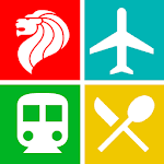 Singapore Travel Guide, Attraction, MRT, Map, App icon