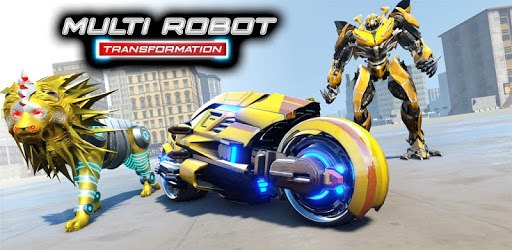 Lion Robot Transform Wars : Super Bike Robot Games PC screenshot