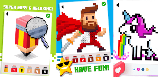 Color Pixels - Color by number by Pixel Art Games PC screenshot Color Pixels - Color by number by Pixel Art Games PC screenshot