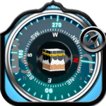 Islamic compass qibladirection icon