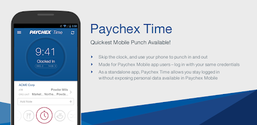 Paychex Time PC screenshot