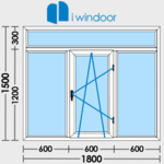 PVC window door design-iwindor for PC