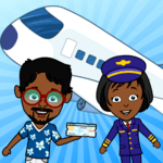 My Airport Town: Kids City Airplane Games for Free icon