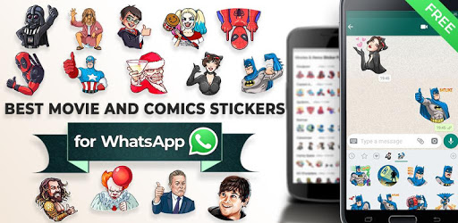Movie and Comics Stickers - WAStickerApps PC screenshot