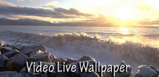 Waves on Rocks Video Wallpaper PC screenshot